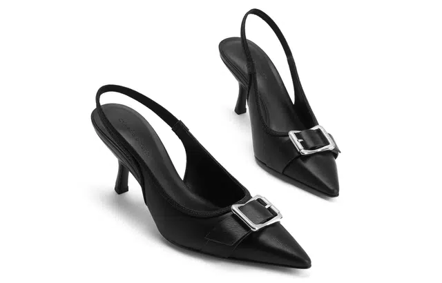 CHARLESKEITH ck PU 7.7cm BlackChalkSilver