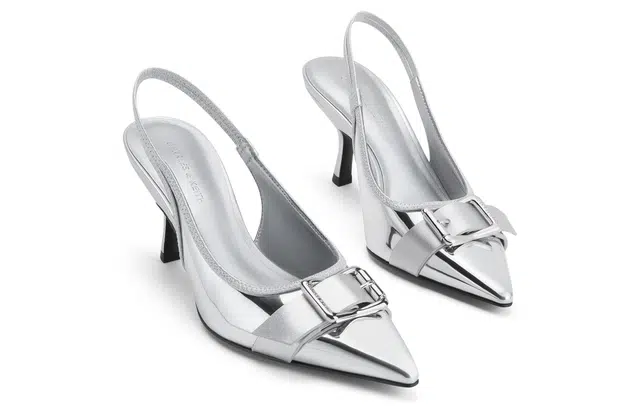 CHARLESKEITH ck PU 7.7cm BlackChalkSilver