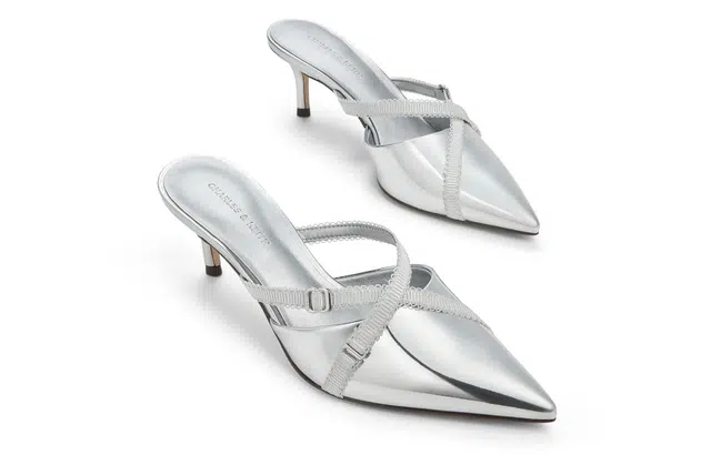 CHARLESKEITH ck 6.3cm SilverNudeBlack