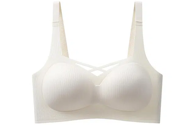 二三二三 纯色镂空舒适无痕收副乳防下垂防外扩无钢圈文胸 女款