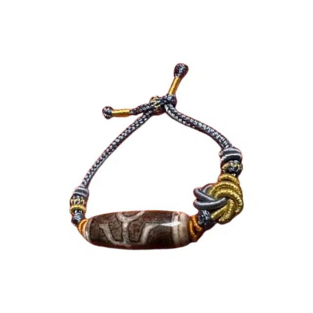 玉临门 国潮藏式高级感 玛瑙 玉石手串 男女同款情侣款