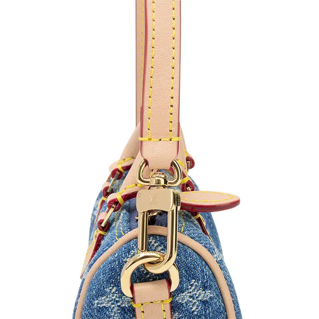 Louis Vuitton Speedy Denim Bucket Bag