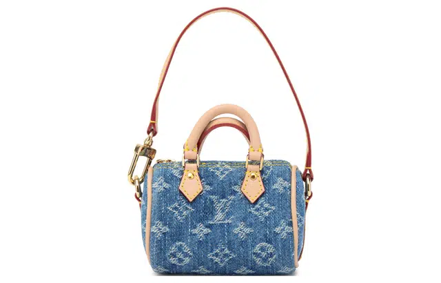 Louis Vuitton Speedy Denim Bucket Bag