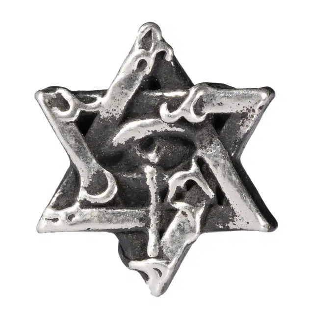 白木黑冰 荷鲁斯之眼 新中式时尚潮流个性高级感原创小众设计 铜银合金 耳钉 男女同款情侣款 礼盒款