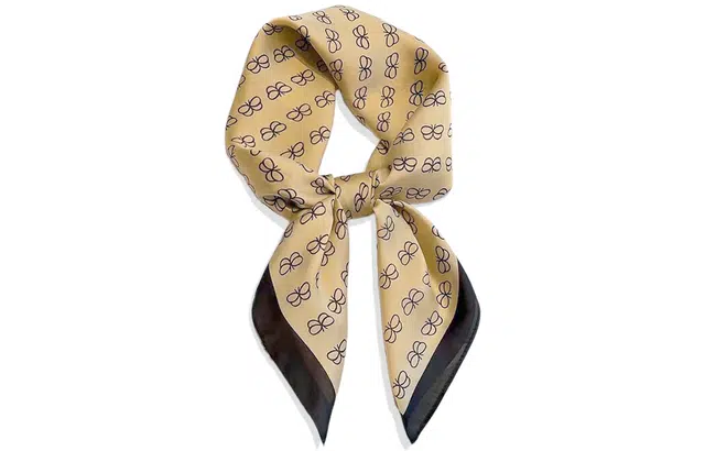 优幽兰 小方巾韩版发带衬衣飘带实用减龄气质 桑蚕丝 丝巾 女款 礼盒装