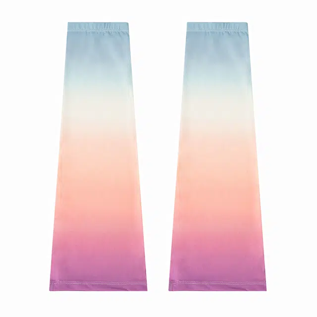 白卷 夏季开车大码宽松渐变冰袖 防晒袖 女款