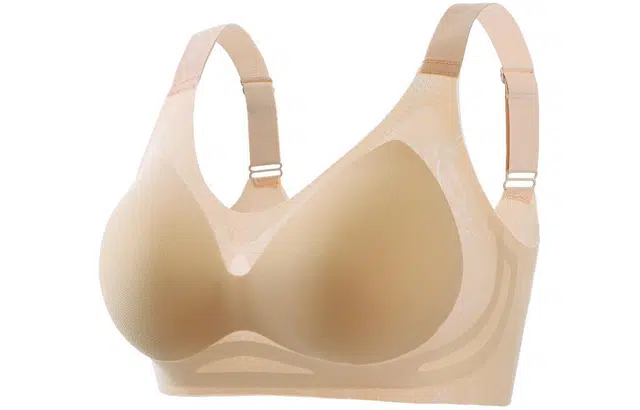 二三二三 纯色大胸显小胸聚拢薄款文胸 女款