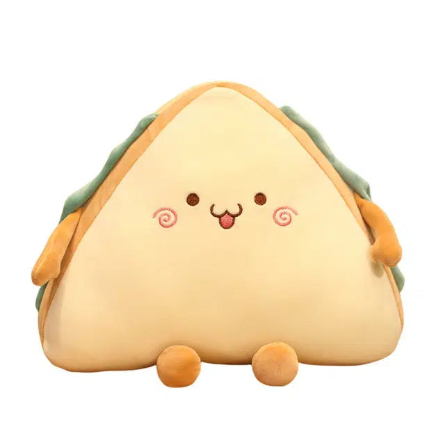 狐狸仙 可爱创意三明治蛋糕抱枕 玩偶 毛绒公仔