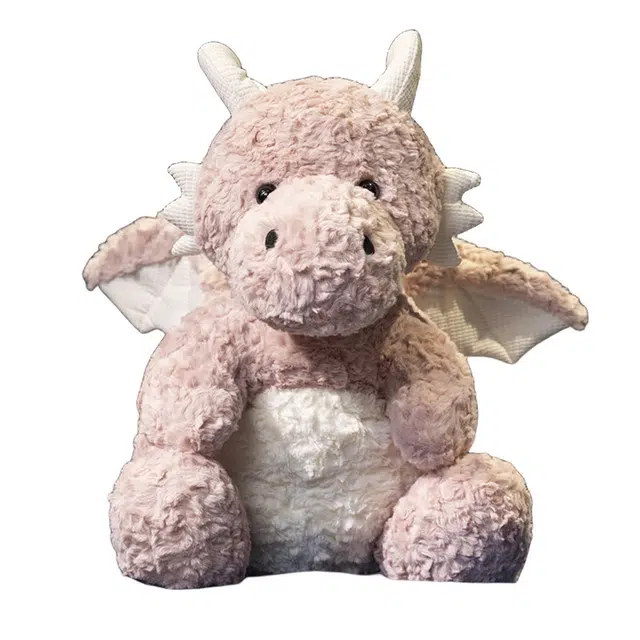 狐狸仙 舒适飞龙 坐姿安抚小恐龙 玩偶 毛绒公仔