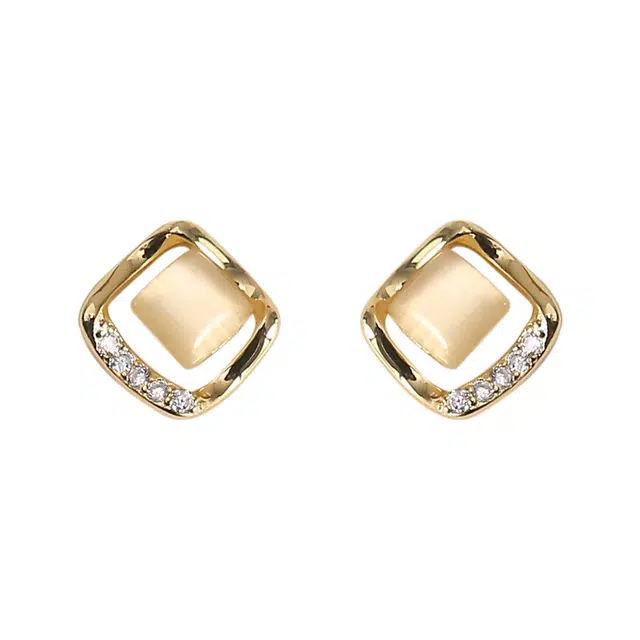 韵系 小众轻奢高级感 猫眼石 耳钉 女款