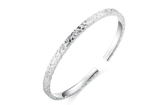 【代写贺卡 专属甜蜜礼盒】 佐卡伊 闪耀碎碎冰开口 流行气质 足银 手镯 女款