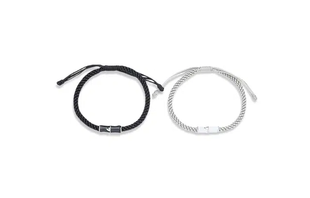 尚银福 竹定终身 国潮简约清冷感温柔小众设计感 新中式森系小清新创意复古 合金 手链 男女同款情侣款