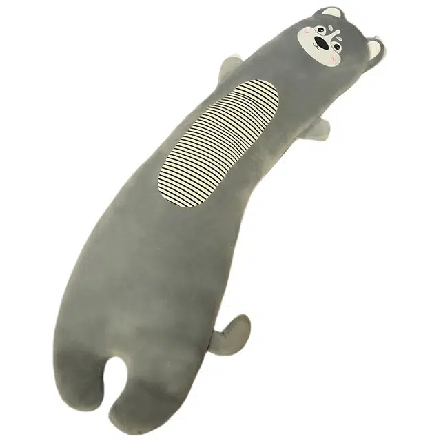 狐狸仙 卡通弯枕长条枕抱枕 玩偶 毛绒公仔