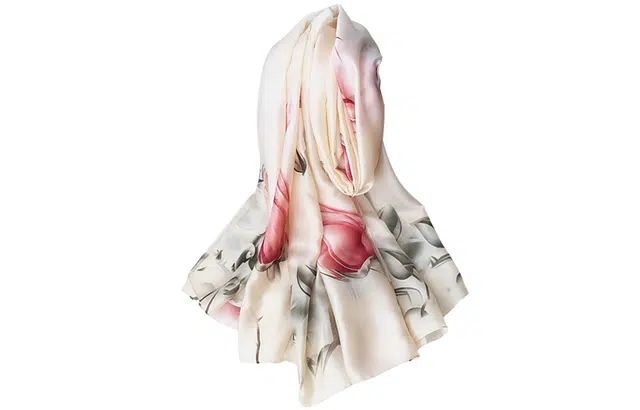 优幽兰 复古花卉优雅百搭时尚潮流复古简约温柔气质防晒印花长款舒适 丝巾围巾披肩纱巾空调毯 女款