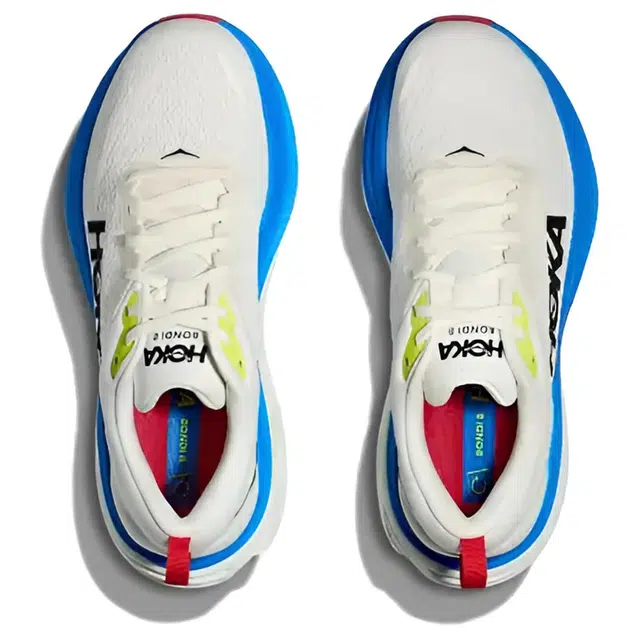 HOKA ONE ONE Bondi 8 White Blue