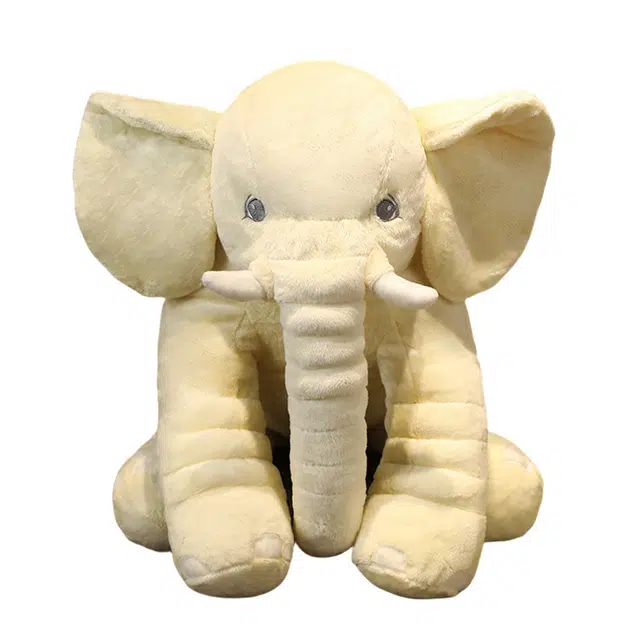 狐狸仙 北欧风经典大象安抚布娃娃床搭子哄睡 玩偶 毛绒公仔