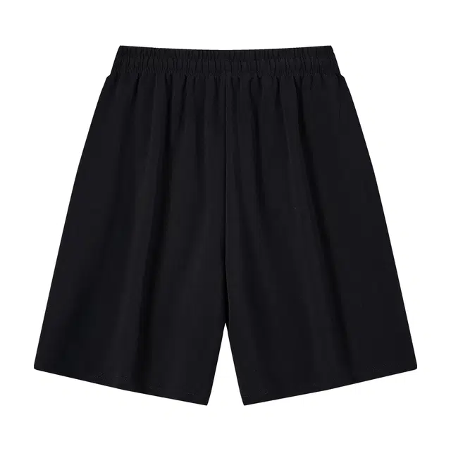 雅鹿 高街时尚创意蝴蝶字母印花休闲短裤 男女同款