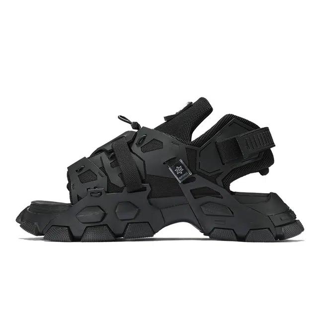 NORVINCY Black Samurai Sandals