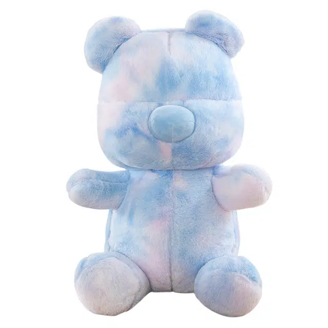 狐狸仙 炫彩小熊 扎染彩色 迷彩泰迪熊 玩偶 毛绒公仔