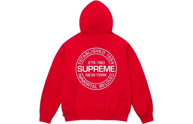 Supreme SS24 WEEK8 IMMORTAL HOODED SWEATSHIRT