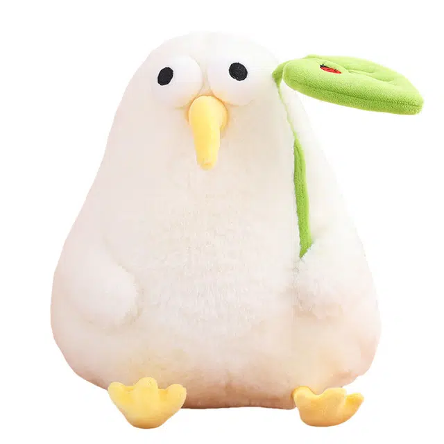 狐狸仙 软萌几维鸟 小鸟撑着荷叶 玩偶 毛绒公仔