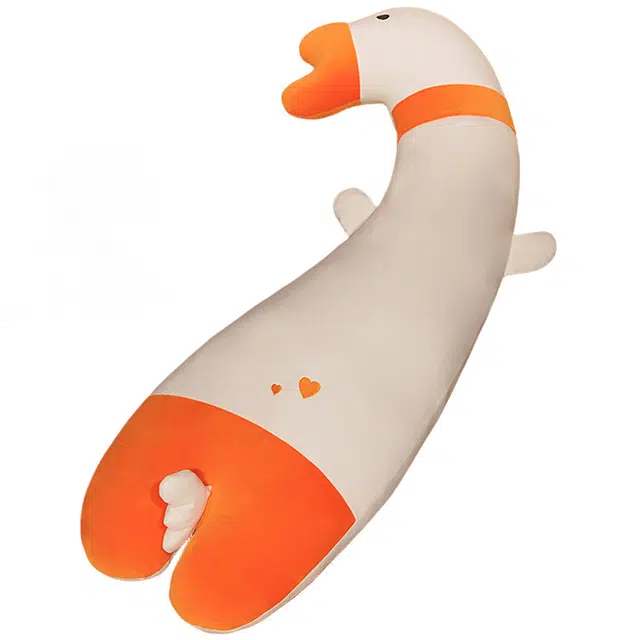 狐狸仙 卡通熊猫弯弯枕 萌趣大鹅 独角兽 玩偶 毛绒公仔