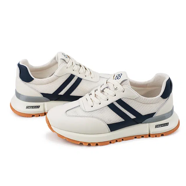 乔奈 厚底增高 时尚舒适 耐磨透气 低帮 生活休闲鞋 男款