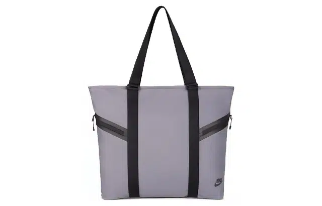 ASOS Weekend Collective Tote i sort nylon med vævede stropper