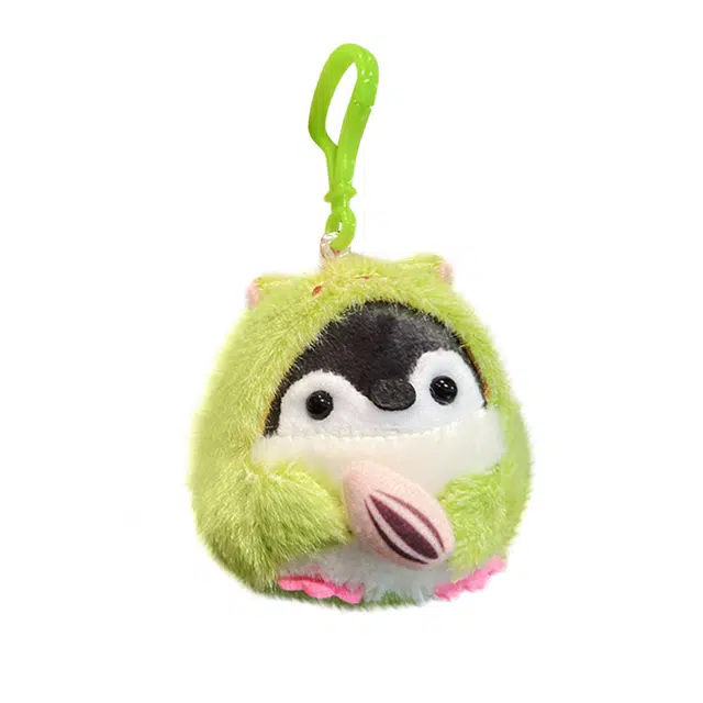 钵提 瓜子企鹅钥匙扣 包包挂饰娃娃 卡通迷你小玩具挂饰 玩偶 毛绒挂件