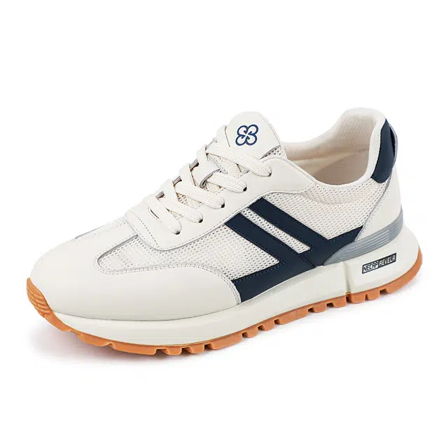 乔奈 厚底增高 时尚舒适 耐磨透气 低帮 生活休闲鞋 男款