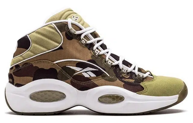 Reebok Question Mid Mita X Bape 1st Camo