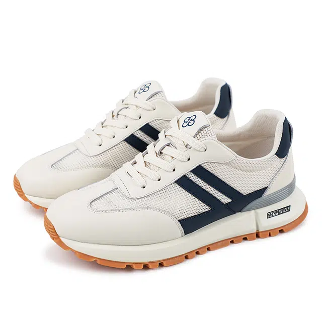 乔奈 厚底增高 时尚舒适 耐磨透气 低帮 生活休闲鞋 男款