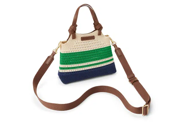 CHARLESKEITH PU ckTote WhiteMultiSand