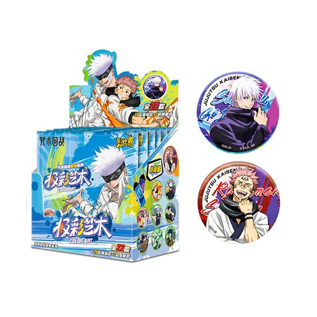 卡游 咒术回战角色 第二弹 极彩艺术 徽章 吧唧胸针