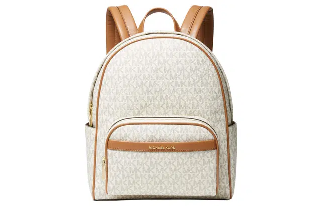 Michael Kors Bex Vanilla White Acorn Brown