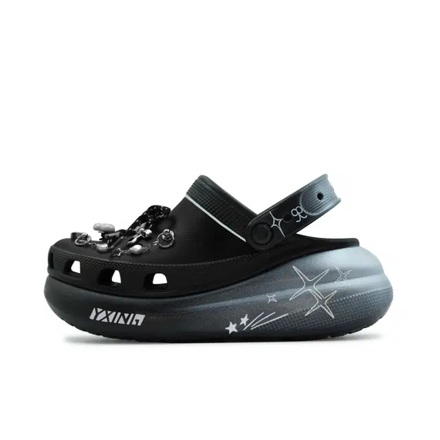 Crocs Classic Clog Black Silver