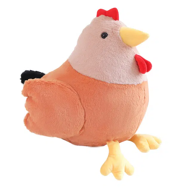 狐狸仙 可爱母鸡 布娃娃 玩偶 毛绒公仔