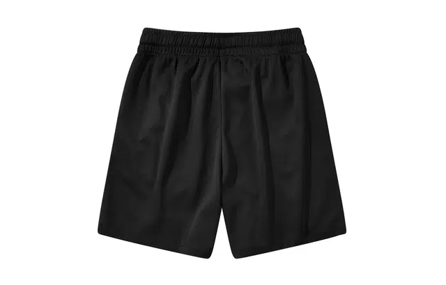 八哥 纯色基础百搭系带宽松直筒五分休闲短裤 男女同款