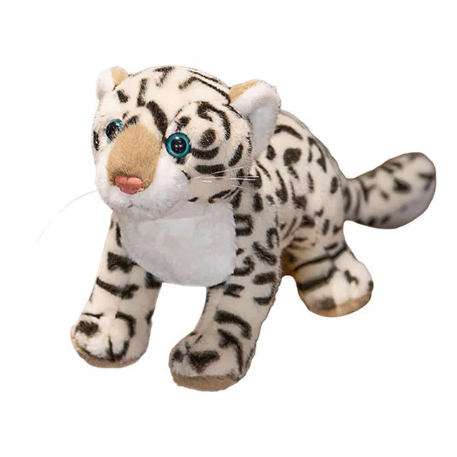 狐狸仙 雪豹 小豹子娃娃 玩偶 毛绒公仔