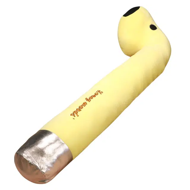 狐狸仙 蓝牙耳机长条抱枕 玩偶 毛绒公仔