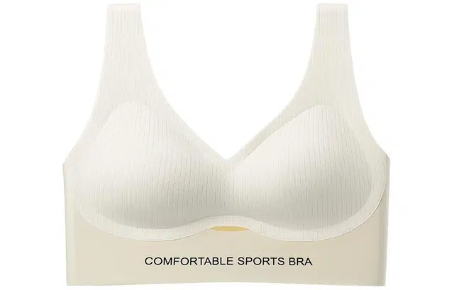 二三二三 撞色字母印花美背小胸聚拢简约文胸 女款