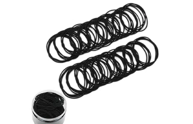 左欧 皮筋高弹力耐用彩色扎头发头绳 头饰发饰不伤发新款高端发圈 发绳 女款