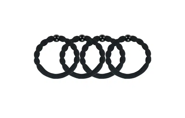 左欧 高弹力耐用扎马尾加粗黑色不伤发绑头发无痕 头绳 女款