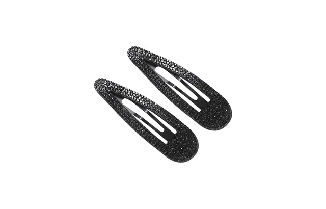 左欧 黑色小夹子固定头发 无痕刘海发卡头饰 发夹 女款