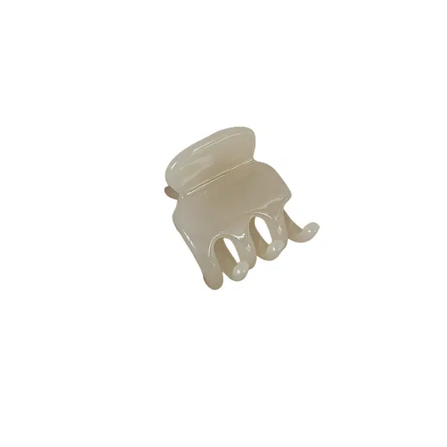 尚先生 经典黑色高马尾米色温柔少发量后脑勺防塌 亚克力 头饰 女款