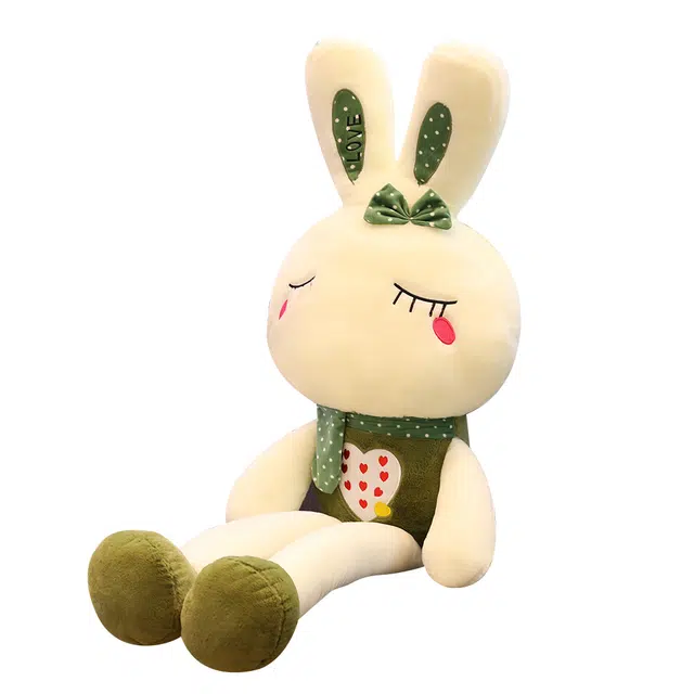 狐狸仙 大号兔娃娃抱枕 草莓爱心兔 安抚 玩偶 毛绒公仔