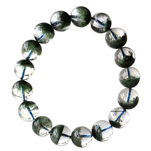 豆蔻时光 新中式国潮优美高级简约经典素珠款 水晶 手串 男女同款情侣款