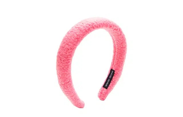 左欧 高颅顶海绵毛绒外出显脸小 羊羔毛 头箍 女款