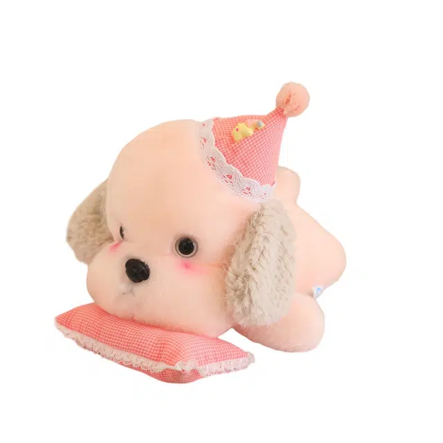 狐狸仙 可爱背带小狗 玩偶 毛绒公仔