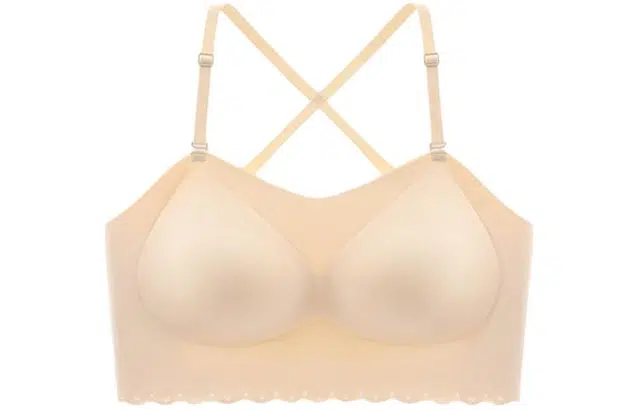 二三二三 纯色薄款美背防走光聚拢文胸 女款